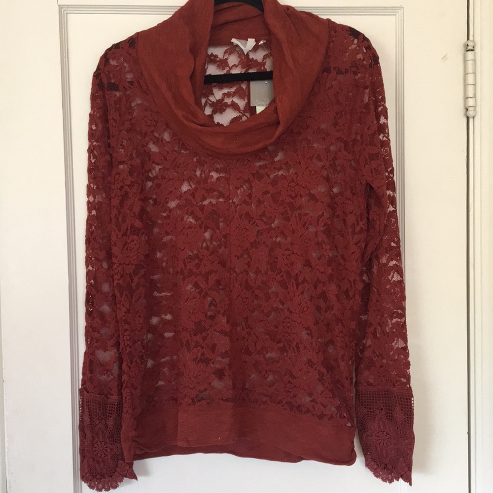 Anthropologie Lilka lace Long-sleeve size M